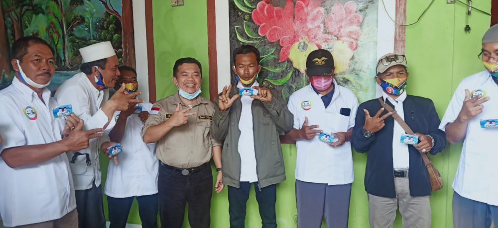 Cagub Al Haris bersama tokoh masyarakat kawasan hulu Tanjab Barat